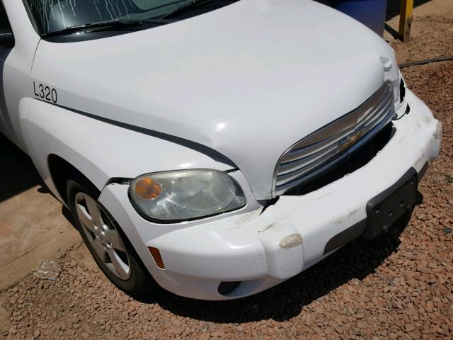 3GNBAAFW1BS588873 - 2011 CHEVROLET HHR LS WHITE photo 9