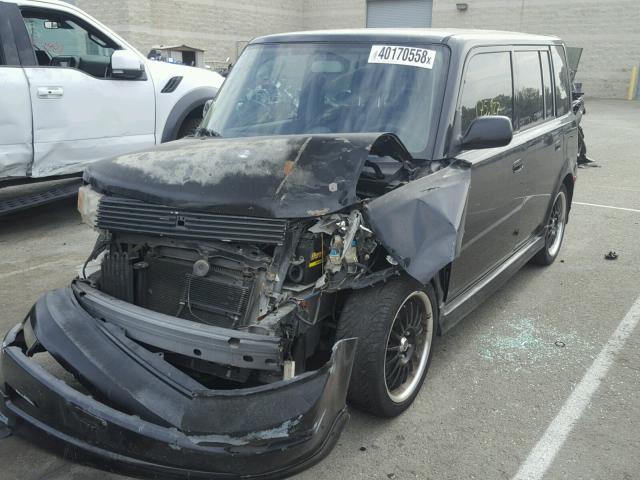 JTLKT324040155787 - 2004 TOYOTA SCION XB Schwarz Foto 2