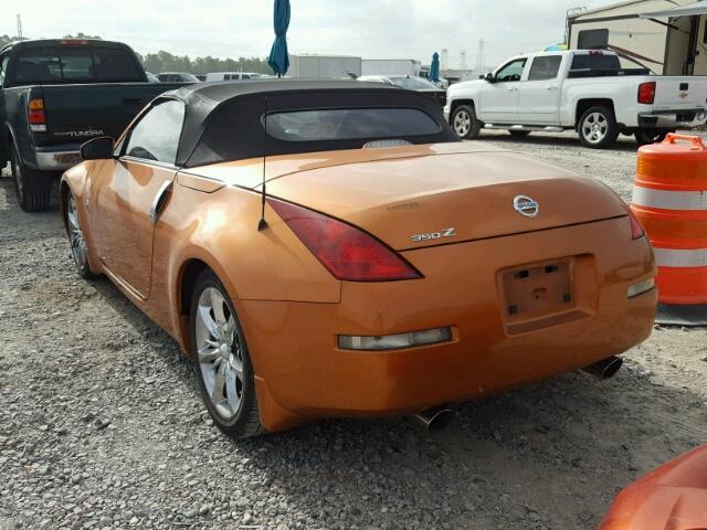 JN1AZ36A34M251947 - 2004 NISSAN 350Z ROADS ORANGE photo 3