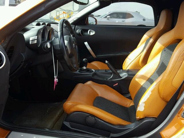 JN1AZ36A34M251947 - 2004 NISSAN 350Z ROADS ORANGE photo 6