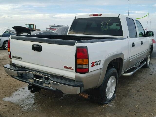 2GTEK13T961145014 - 2006 GMC NEW SIERRA WHITE photo 4