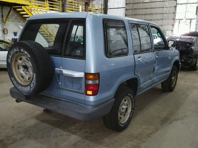 JACDH58V1N7914021 - 1992 ISUZU TROOPER S BLUE photo 4