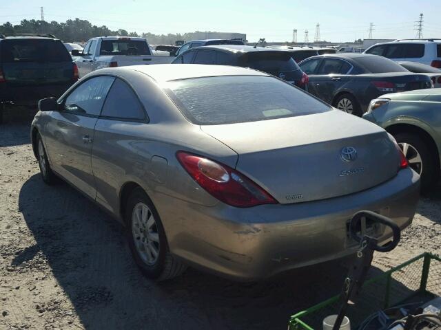 4T1CE38P34U844187 - 2004 TOYOTA CAMRY SOLA BEIGE photo 3