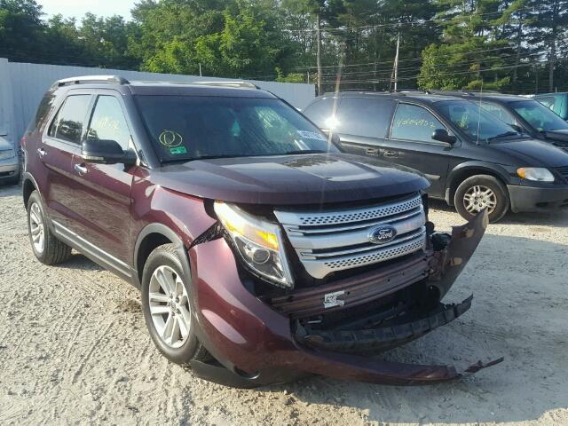 1FMHK8D8XBGA66458 - 2011 FORD EXPLORER BURGUNDY photo 1
