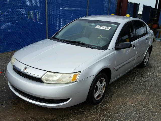 1G8AG52F54Z105076 - 2004 SATURN ION LEVEL SILVER photo 2