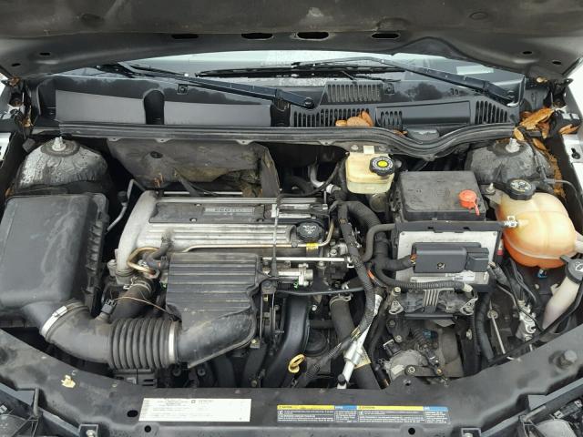 1G8AG52F54Z105076 - 2004 SATURN ION LEVEL SILVER photo 7