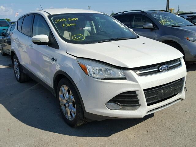 1FMCU0HX0DUC34488 - 2013 FORD ESCAPE WHITE photo 1