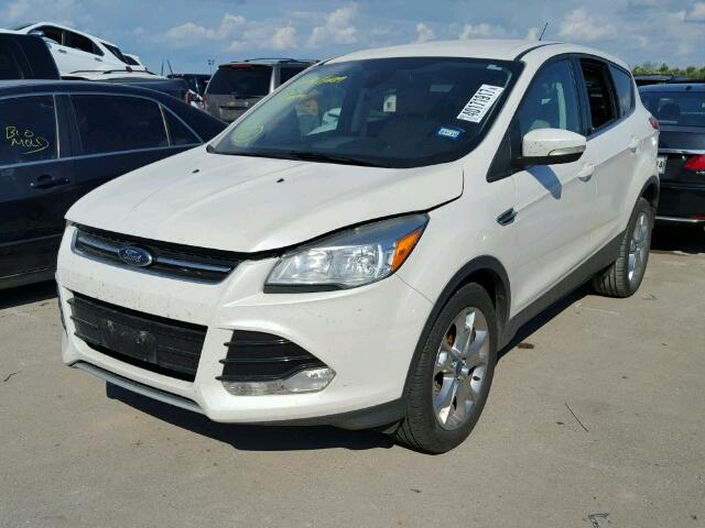 1FMCU0HX0DUC34488 - 2013 FORD ESCAPE WHITE photo 2