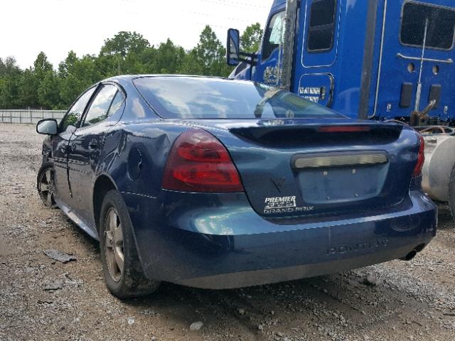 2G2WP522151228106 - 2005 PONTIAC GRAND PRIX BLUE photo 3