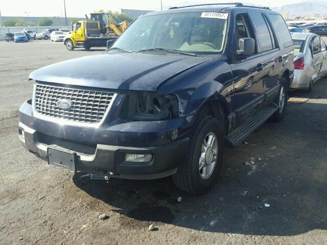 1FMEU15W23LC44681 - 2003 FORD EXPEDITION BLUE photo 2