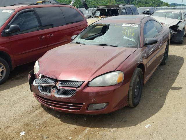 4B3AG52HX4E083302 - 2004 DODGE STRATUS R/ BURGUNDY photo 2