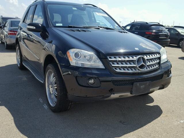 4JGBB86E28A399385 - 2008 MERCEDES-BENZ ML 350 BLACK photo 1