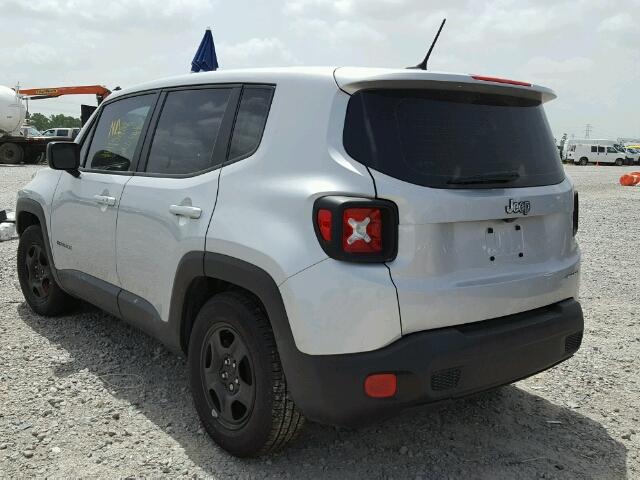 ZACCJAAB3HPE71081 - 2017 JEEP RENEGADE S GRAY photo 3