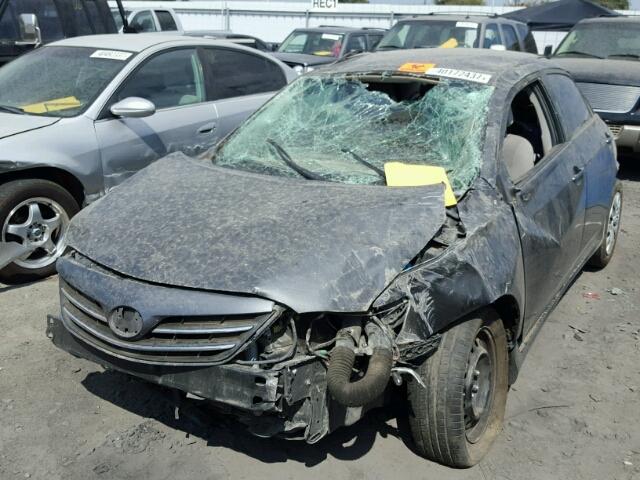 2T1BU4EE5DC001942 - 2013 TOYOTA COROLLA BA GRAY photo 2