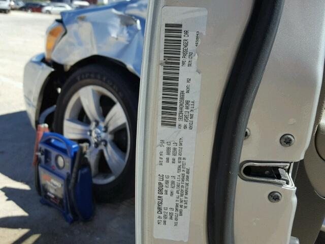 1B3CB4HA3AD586684 - 2010 DODGE CALIBER SX SILVER photo 10