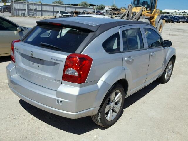 1B3CB4HA3AD586684 - 2010 DODGE CALIBER SX SILVER photo 4