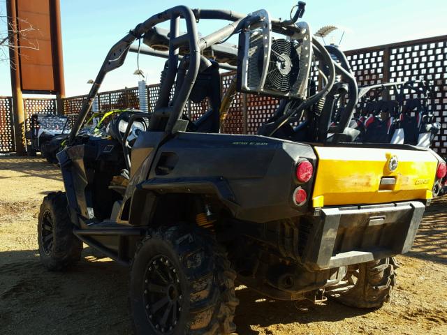 3JBKXLP1XBJ002153 - 2011 CAN-AM COMMANDER YELLOW photo 8