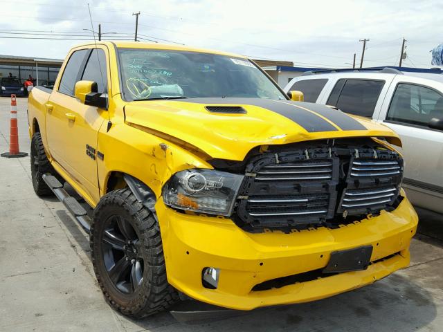 1C6RR7MT5GS348831 - 2016 RAM 1500 SPORT YELLOW photo 1