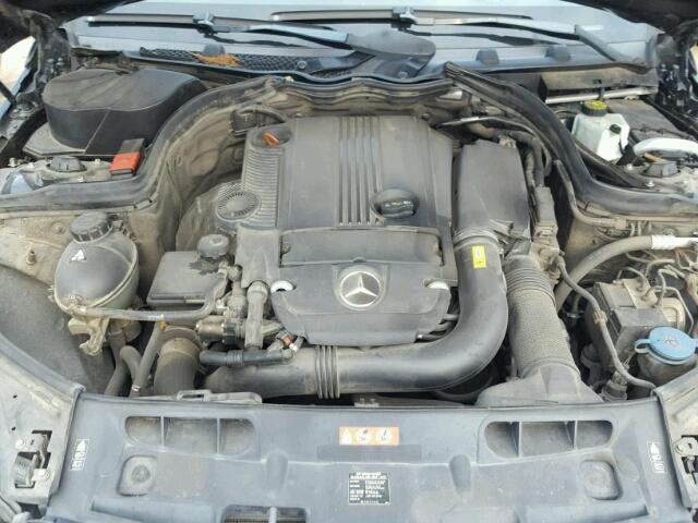 WDDGJ4HB8CF859725 - 2012 MERCEDES-BENZ C BLACK photo 7