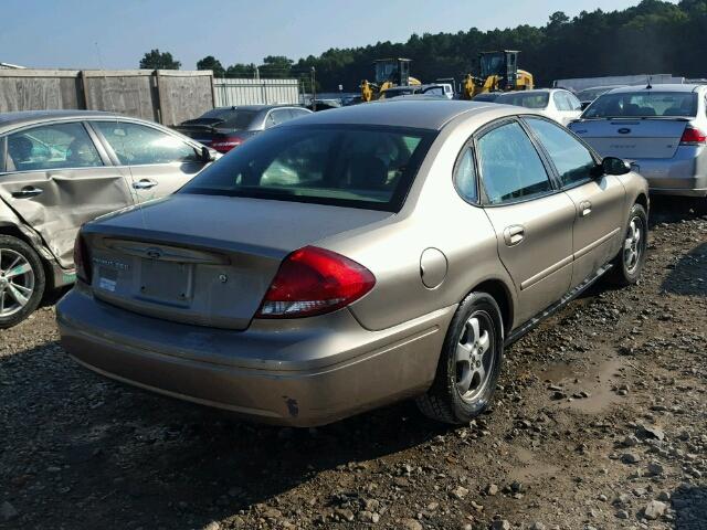 1FAFP55234A212264 - 2004 FORD TAURUS SES BROWN photo 4