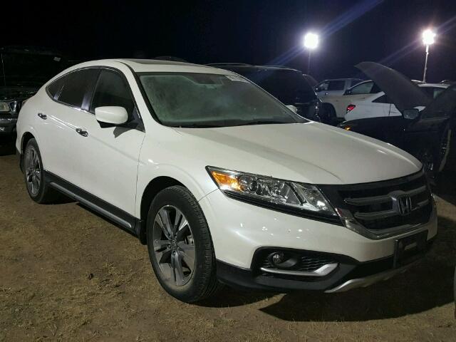 5J6TF1H5XEL000122 - 2014 HONDA CROSSTOUR WHITE photo 1