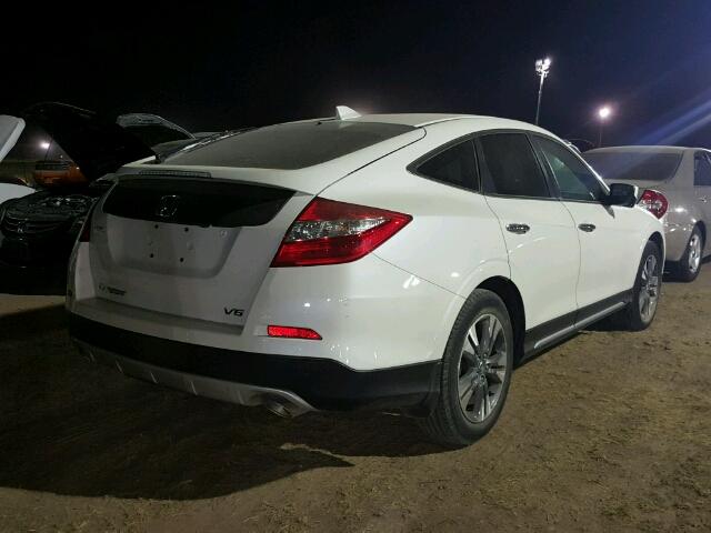 5J6TF1H5XEL000122 - 2014 HONDA CROSSTOUR WHITE photo 4