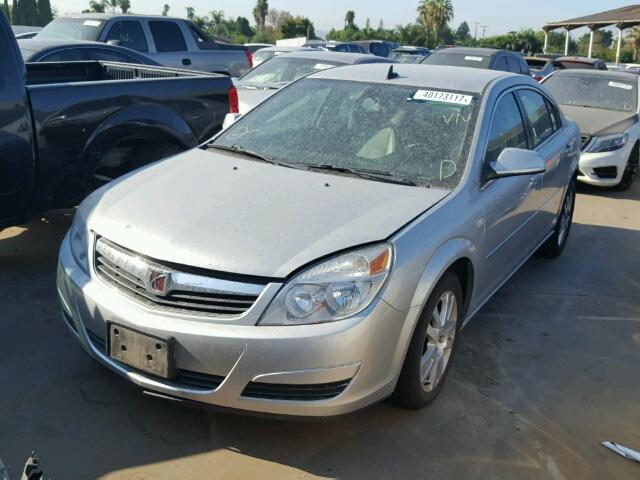 1G8ZS57NX8F261543 - 2008 SATURN AURA XE SILVER photo 2