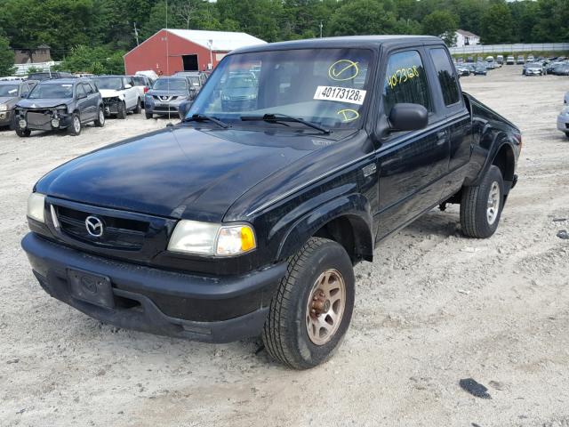 4F4YR16U52TM20239 - 2002 MAZDA B3000 CAB BLACK photo 2