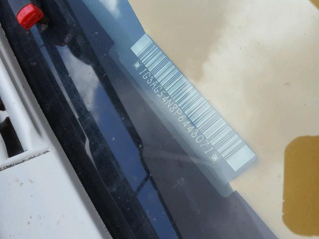 1G3AG54N8P6443071 - 1993 OLDSMOBILE CUTLASS CI WHITE photo 10