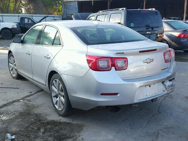 1G11H5SA7DF277644 - 2013 CHEVROLET MALIBU LTZ SILVER photo 3