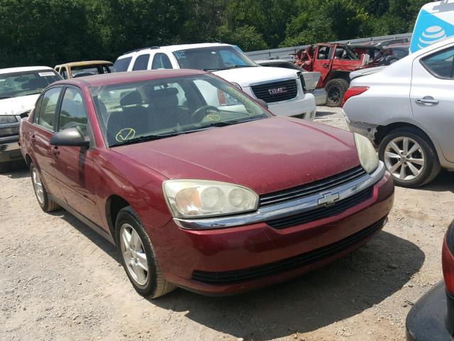 1G1ZT54845F205281 - 2005 CHEVROLET MALIBU LS Қызыл фото 1