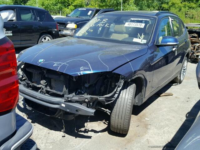 WBAVL1C59EVY14813 - 2014 BMW X1 XDRIVE2 BLUE photo 2