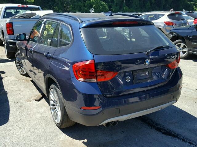 WBAVL1C59EVY14813 - 2014 BMW X1 XDRIVE2 BLUE photo 3