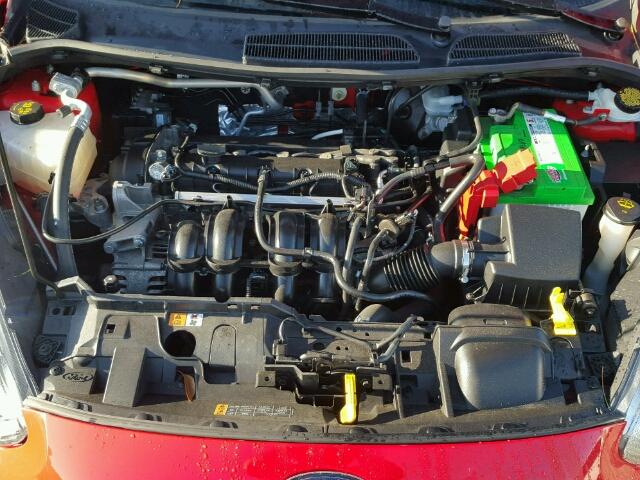 3FADP4EJ2FM105558 - 2015 FORD FIESTA RED photo 7