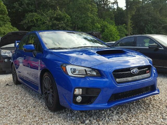 JF1VA2V61H9832441 - 2017 SUBARU WRX STI BLUE photo 1