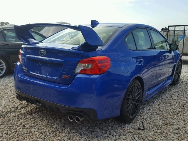 JF1VA2V61H9832441 - 2017 SUBARU WRX STI BLUE photo 4