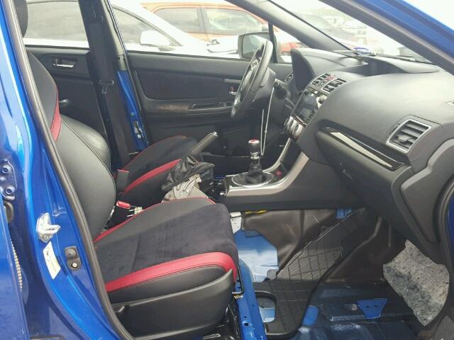 JF1VA2V61H9832441 - 2017 SUBARU WRX STI BLUE photo 5