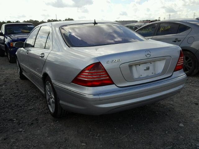 WDBNG75J96A477491 - 2006 MERCEDES-BENZ S 500 SILVER photo 3