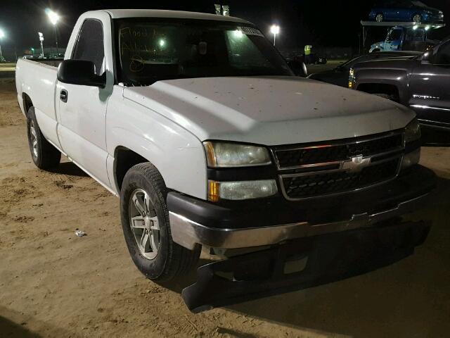 1GCEC14V77Z118836 - 2007 CHEVROLET SILVERADO WHITE photo 1