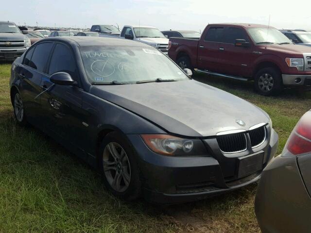 WBAVA37518NL50397 - 2008 BMW 328 I GRAY photo 1