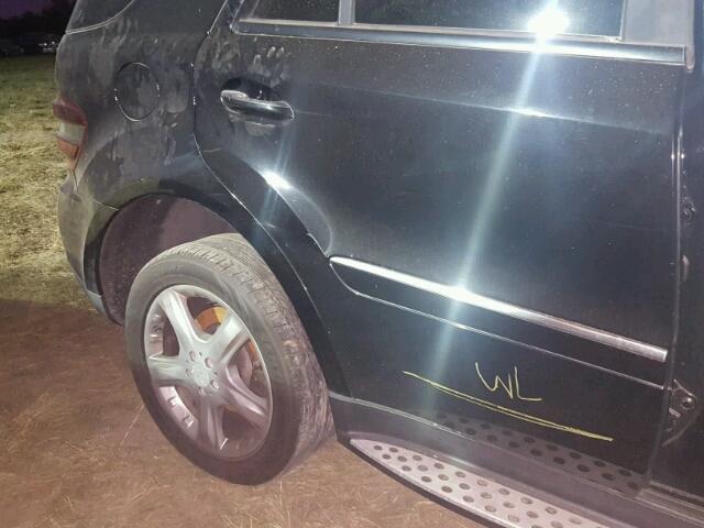 4JGBB22E88A349433 - 2008 MERCEDES-BENZ ML 320 CDI BLACK photo 9