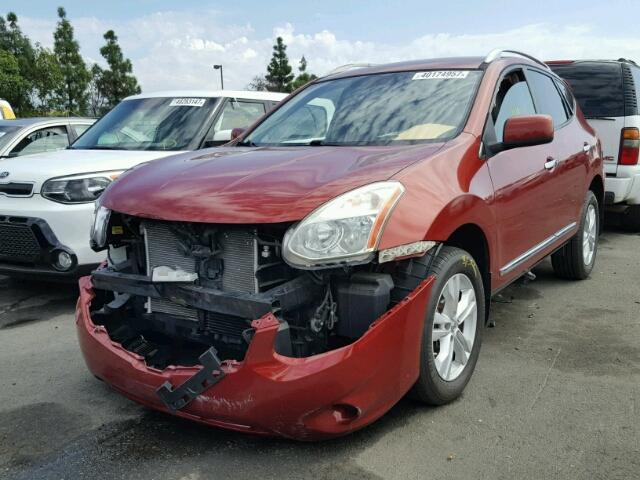 JN8AS5MT3CW253318 - 2012 NISSAN ROGUE S RED photo 2
