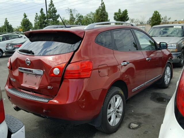 JN8AS5MT3CW253318 - 2012 NISSAN ROGUE S RED photo 4