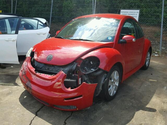 3VWPW31C18M509544 - 2008 VOLKSWAGEN NEW BEETLE წითელი ფოტო 2