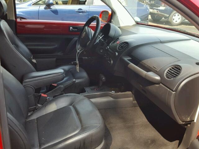 3VWPW31C18M509544 - 2008 VOLKSWAGEN NEW BEETLE წითელი ფოტო 5