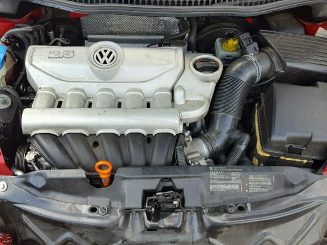 3VWPW31C18M509544 - 2008 VOLKSWAGEN NEW BEETLE წითელი ფოტო 7