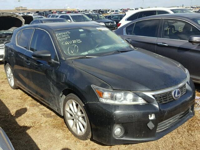 JTHKD5BH7D2147275 - 2013 LEXUS CT BLACK photo 1