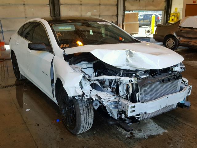 1G1ZB5ST0JF106252 - 2018 CHEVROLET MALIBU LS WHITE photo 1