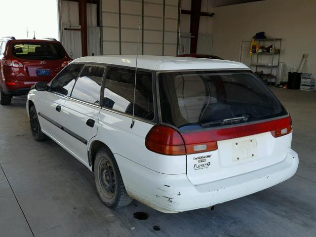 4S3BK6954S8360185 - 1995 SUBARU LEGACY POS WHITE photo 3