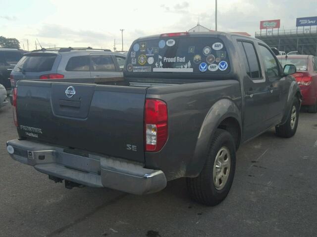 1N6AD07U18C435442 - 2008 NISSAN FRONTIER C GRAY photo 4